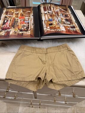J. Crew Women’s Khaki Cotton Bermuda Shorts